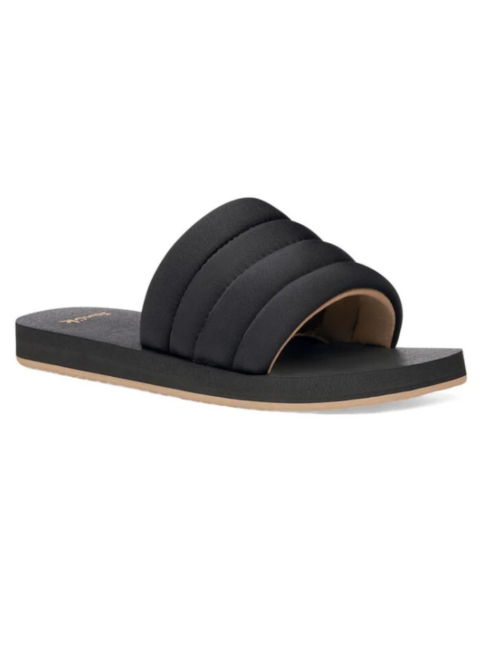 Sanuk Womens size 6 slides Puff N Slide St NWT